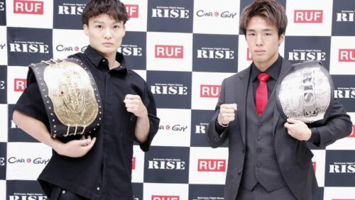 【preview 】志朗vs田丸辰、RISE軽量級最強決定戦の再戦!　どちらが“世界と戦う格闘技日本代表”となるか